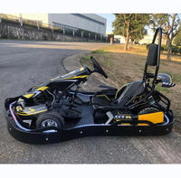 Kart Électrique Haute Vitesse 60 km/h, Alimenté par Batterie avec Lumière LED et Essieu à Pédales pour Extérieur, à Prix Attractif