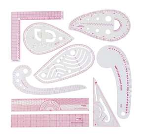 Juego <span class=keywords><strong>de</strong></span> reglas <span class=keywords><strong>de</strong></span> <span class=keywords><strong>costura</strong></span> acrílica, <span class=keywords><strong>regla</strong></span> <span class=keywords><strong>de</strong></span> patrón <span class=keywords><strong>de</strong></span> curva <span class=keywords><strong>francesa</strong></span> para principiantes, sastres, diseñadores - Product Image 5