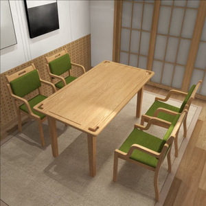 Chaises adaptées aux personnes âgées, <span class=keywords><strong>institutions</strong></span> <span class=keywords><strong>communautaires</strong></span>, tables et chaises de salle à manger en bois massif, tables et chaises de salle à manger adaptées aux personnes âgées - Product Image 5
