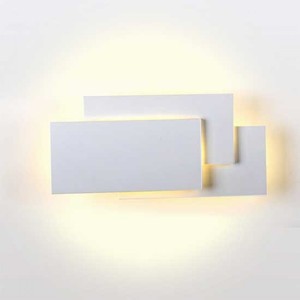 V-TAC VT-712 3000K lampada da parete a LED rettangolare 12W moderna decorativa per interni per camera da letto Hotel da incasso in plastica - Product Image 1