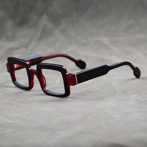 Occhiali da uomo con struttura quadrata in acetato montatura alla moda stile Street High-end occhiali da donna di nicchia montatura resistente alla luce blu miopia - Product Image 1