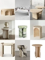 Œuvres d'art en marbre sculpté de style européen moderne, détails architecturaux artisanaux, éléments sculpturaux pour murs et escaliers