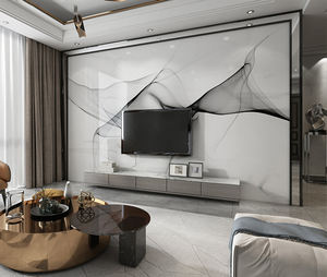 Panneau mural de télévision de luxe, superbe, modè<span class=keywords><strong>les</strong></span> d'unité murale, en pierre gravée, 1 pièce - Product Image 1