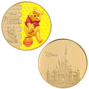 Popolare Moneta Commemorativa <span class=keywords><strong>di</strong></span> <span class=keywords><strong>Winnie</strong></span> <span class=keywords><strong>the</strong></span> <span class=keywords><strong>Pooh</strong></span>, Distintivo in Metallo Pressofuso, Regalo Confezionato Singolarmente, Souvenir in Metallo - Product Image 6