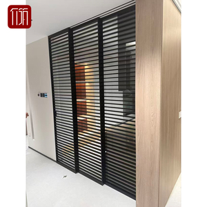 Porta Scorrevole Elettrica in Vetro a Doppio Specchio con Telaio in Lega di Alluminio Stile Francese di Alta Gamma per <span class=keywords><strong>Balcone</strong></span> e Interni di Villa - Product Image 4