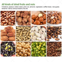 Pois chiche Alimentaire Épice Grain Soja Gaz Mini Maïs Noix Riz Rôtissoire Graines D'arachide Rôti Four Équipement Machine