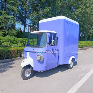 Chariot de restauration mobile polyvalent avec comptoir de service personnalisé pour poulet frit, tacos, café – Idéal pour le service alimentaire commercial extérieur - Product Image 5
