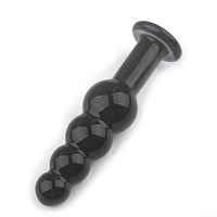 Masturbateur féminin baguette de plaisir stimulateur point G entraîneur anal perles anales en verre et godemichet Anal en cristal pour couples et femmes