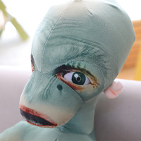 Oreiller Alien Fou Créatif et Réaliste, Poupée Drôle, Jouet en Peluche, Cadeau d'Anniversaire Silly pour les Filles