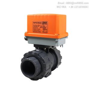 Vanne à boisseau sphérique motorisée EDAK en UPVC pour raccords de plomberie domestique, raccords de réservoir d'eau, vanne d'irrigation d'eau anti-fuite OEM - Product Image 4