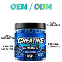Permen Kunyah Creatine Monohydrate Rasa Blueberry 5g 120 Buah Memberikan Energi Permen Kunyah Creatine Bebas Gula 120 Kunyah