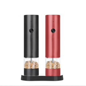 Molinillo eléctrico <span class=keywords><strong>de</strong></span> <span class=keywords><strong>sal</strong></span> y pimienta <span class=keywords><strong>de</strong></span> un botón, molinillo <span class=keywords><strong>de</strong></span> pimienta, molinillo <span class=keywords><strong>de</strong></span> especias eléctrico automático con base <span class=keywords><strong>de</strong></span> almacenamiento - Product Image 1