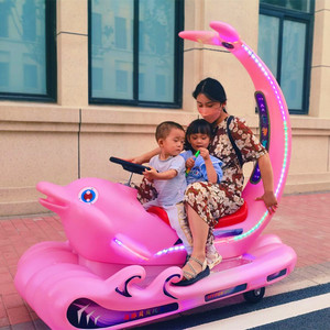 Exportation vers Dubaï, vente en usine, belles lumières, nouveau design, voiture électrique pour enfants Dolphin avec batterie, voiture électrique pour enfants et adultes avec minuterie - Product Image 5