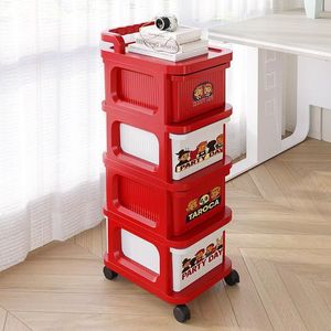 Carrito de almacenamiento multiusos de 5 niveles, carrito móvil con ruedas para uso en el hogar, sala de estar y dormitorio. - Product Image 1