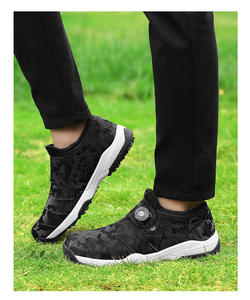 Chaussures de golf unisexes de haute qualité, grande taille, avec lacets à boucle rotative, dessus en laser, imperméables, résistantes à l'usure, chaussures de golf d'entraînement - Product Image 5