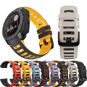 สายนาฬิกาข้อมือยางสำหรับ <span class=keywords><strong>Garmin</strong></span> Instinct สายนาฬิกาทดแทน Instinct Tide/Esport/Solar/<span class=keywords><strong>Tactical</strong></span> - Product Image 6