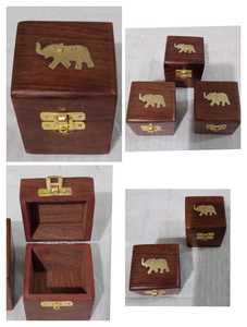Best Selling Handmade Wooden Jewellery Organizer <b>Box</b> For Rings <b>Earrings</b> Necklace Storage Case Available At Export Price - Product Image 4