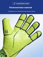 Gants de gardien de but de football en cuir imperméable de haute qualité pour hommes femmes gants de sport pour les jeux d'entraînement haute Protection