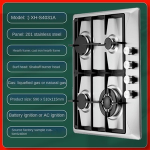 High Quality 5-Burner Gas Stove Electric Glass Cooker Stainless Steel Surface USB New Arrival Wholesale Price for Outdoor RV Use - Product Image 5
