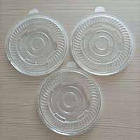 Couvercles en plastique jetables anti-fuite de qualité alimentaire pour gobelets à soupe en papier de 8/10/12/16 oz, écologiques, en PP, faciles à ouvrir, personnalisables