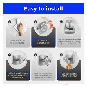 <span class=keywords><strong>Ventosa</strong></span> ganci doccia in metallo forte adesivo per bagno cucina ovale senza trapano <span class=keywords><strong>porta</strong></span> <span class=keywords><strong>asciugamani</strong></span> per abiti appesi vestiti - Product Image 4