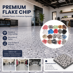 Escamas de Epoxi para Pisos, Virutas de Roca Compuesta de 1-3 mm y 3-5 mm, Escamas de Color Granito para Revestimiento de Pisos de Garaje, Antideslizantes y Decorativas - Product Image 1