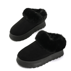 <span class=keywords><strong>Botas</strong></span> de Nieve 2025, Estilo Coreano, Modernas, Combinables con Todo, de Tubo Corto, Suela Gruesa, Cálidas, de Algodón, Tipo <span class=keywords><strong>Uggs</strong></span> para <span class=keywords><strong>Mujer</strong></span> - Product Image 2