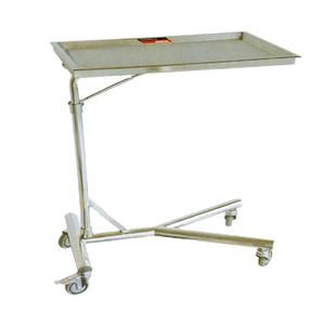 YKK021 mobil paslanmaz çelik <span class=keywords><strong>Mayo</strong></span> sepeti/Ot odası için ayarlanabilir hastane yatağımın masa arabası - Product Image 1