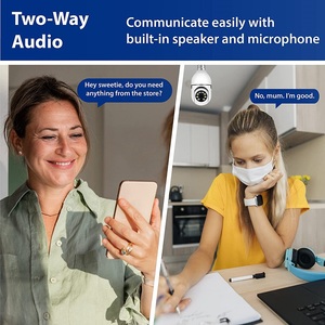 Telecamera a Lampadina con Visione Notturna, Audio Bidirezionale, Tracciamento Automatico, Rilevamento Movimento, Rotazione a 360 Gradi - Product Image 3