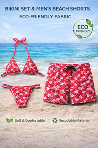 Женские купальники на заказ: сексуальные бикини из двух частей с металлическим кольцом, халтер-топ, регулируемые завязки, возможность нанесения логотипа - Product Image 4