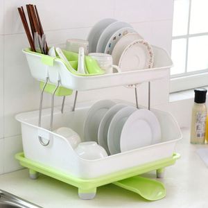 Household Kitchen Items Plastic <b>Dish</b> Rack Organizer Kitchen Utensils Storage Basket <b>Stand</b> - Product Image 2