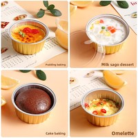 Moules à gâteau miniatures en aluminium biodégradable et recyclable avec couvercle, moules à pâtisserie et doublures pour desserts