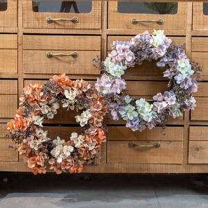 Guirlande d'hortensias artificiels CallaFloral, 18 pouces, décoration murale en plastique, décoration intérieure - Product Image 1