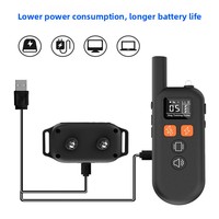 1000M Ferngesteuertes Hundetrainingshalsband 3 Trainingsmodi Wiederaufladbar USB IP67 Wasserdicht Vibration Elektroschock gegen Bellen