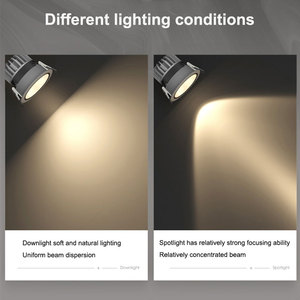 Faretto antiriflesso cob incasso da incasso soggiorno senza luce principale illuminazione plafoniera a <span class=keywords><strong>led</strong></span> tazza profonda - Product Image 5