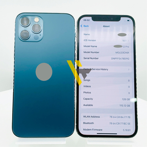 Điện thoại di động nguyên bản đã mở khóa 12 Pro 128GB/256GB [Camera 12MP] Phiên bản toàn cầu Smartphone 5G Chất lượng A+ - Product Image 1