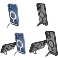 Casing Magnetik Transparan untuk iPhone 16 Pro Max 17 Air 15 14 13 12 11 Plus, Aksesoris Elektronik Anti Benturan