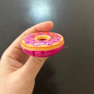 ISMAN 5g Contenants de baume à lèvres en forme de donut mignons pour enfants, étuis à rouge à lèvres créatifs vides pour petites filles, pots cosmétiques fantaisie doux - Product Image 3