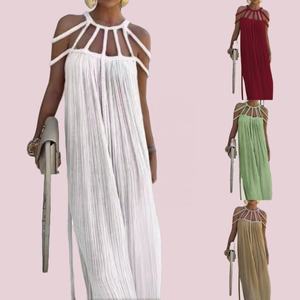 Style estival, haut de plage à bretelles tendance et sexy avec jupe de plage. Haut de bikini ajustable à nouer. - Product Image 1