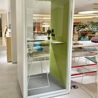Pods de bureau personnalisés confidentialité cabine téléphonique de bureau insonorisée acoustique cosses de réunion de bureau cabine de travail sonore