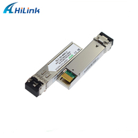 Modul Transceiver SFP Multi-mode 1.25 Gb/s 850nm 550m yang Dapat Dicolokkan, Sesuai RoHS, Laser VCSEL, Ethernet 1000Base-SX DOM