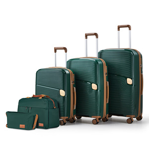 Tùy Chỉnh Tsa Khóa Du Lịch Xe Đẩy Túi Không Thể Phá Vỡ Chống Xước Cứng Hành Lý Thiết Lập Với Vệ Sinh Cá Nhân Túi PP Hành Lý Vali Đặt - Product Image 4