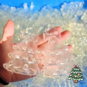 Christmas Tree Squishy Toy Transparent TPR <b>Squeeze</b> <b>Ball</b> Slow Rebound Stress Relief Gift Toy - Product Image 1
