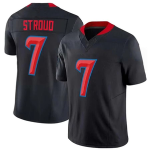 Jersey Sepak Bola Amerika Houston Unisex Berkualitas Tinggi, Bahan Polyester 100% Bernapas, Bordir Dapat Disesuaikan, Cocok untuk Musim Panas - Product Image 3