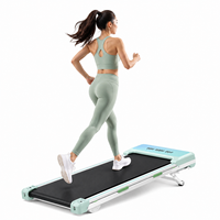 Mini tapis de marche portable et pliable, inclinaison automatique à 15 %, 2,5 CV, capacité de 265 lb, pour la maison, le bureau, la salle de sport