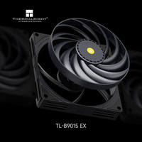 Thermalright 92 * 92 * 15mm ultra mince PC ventilateur de refroidissement double roulement à billes ventilateur de boîtier