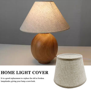 Nouveau design facile à installer moderne blanc lampe de table lanterne style lin abat-jour lampe de bureau lampe de chevet abat-jour pour hôtel - Product Image 4