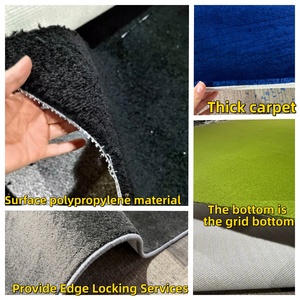 Alfombra de Polipropileno de 12 mm de Color Sólido Moderno, Resistente al Desgaste, de Pared a Pared, Ignífuga, Antideslizante, para Escaleras, Cines, Estudios de Danza y Uso Comercial - Product Image 2