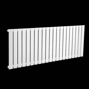 Radiatore di Design in Acciaio a Tubo Piatto, Singolo, Orizzontale, Bianco, per Riscaldamento Domestico - Product Image 3