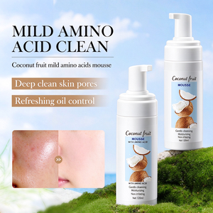 Limpiador Facial de Aguacate de Marca Privada OEM con Ácido Hialurónico, Vitamina C y Aminoácidos, Espuma Limpiadora Facial con Cepillo de Silicona Integrado - Product Image 3